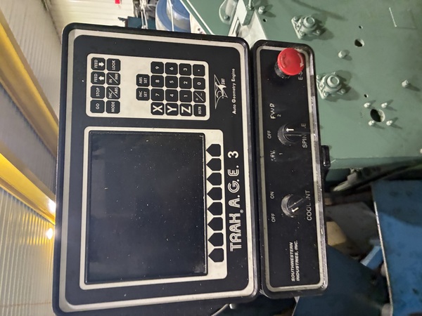 Southwestern Industries #Trak-DPM, bed mill with AGE 3 Control, serial #98-4664 - Image 5