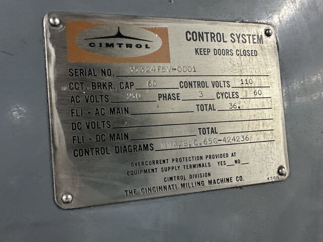 14" x 72" Cincinnati #14HX72, universal cylindrical grinder, 24" x 3" x 12" wheel, variable speed headstock - Image 2