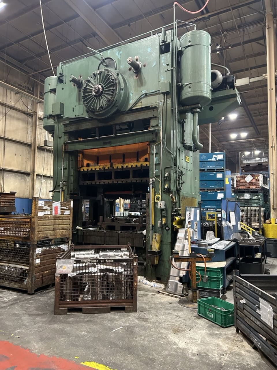 500 Ton, U.S. Industries Industries #S4-500-96-60, Hydraulic Press, 96" x 60" bed, 92" x 60" ram, 27-31" Shut - Image 1