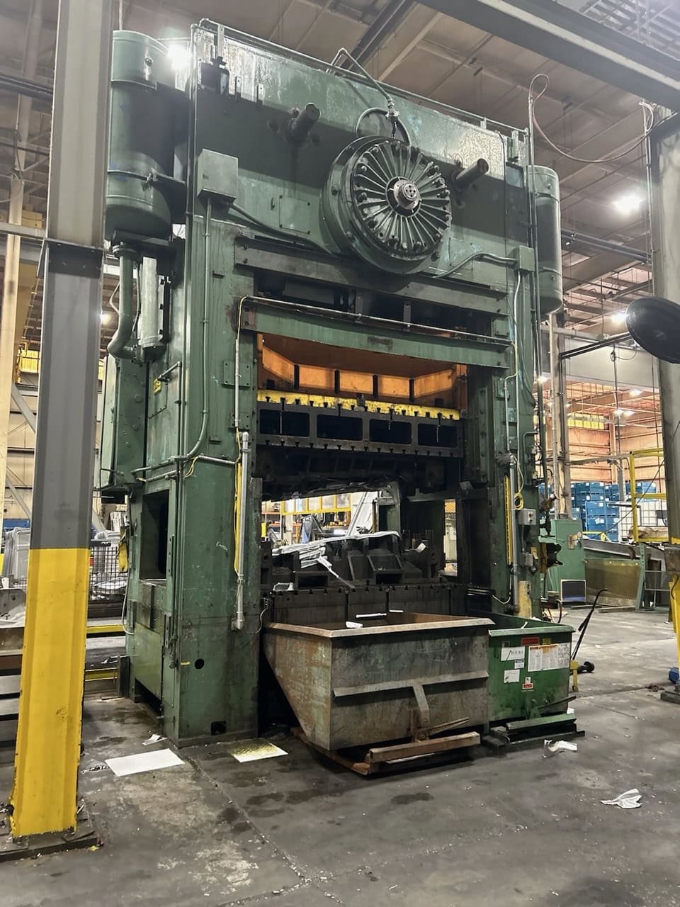500 Ton, U.S. Industries Industries #S4-500-96-60, Hydraulic Press, 96" x 60" bed, 92" x 60" ram, 27-31" Shut - Image 2
