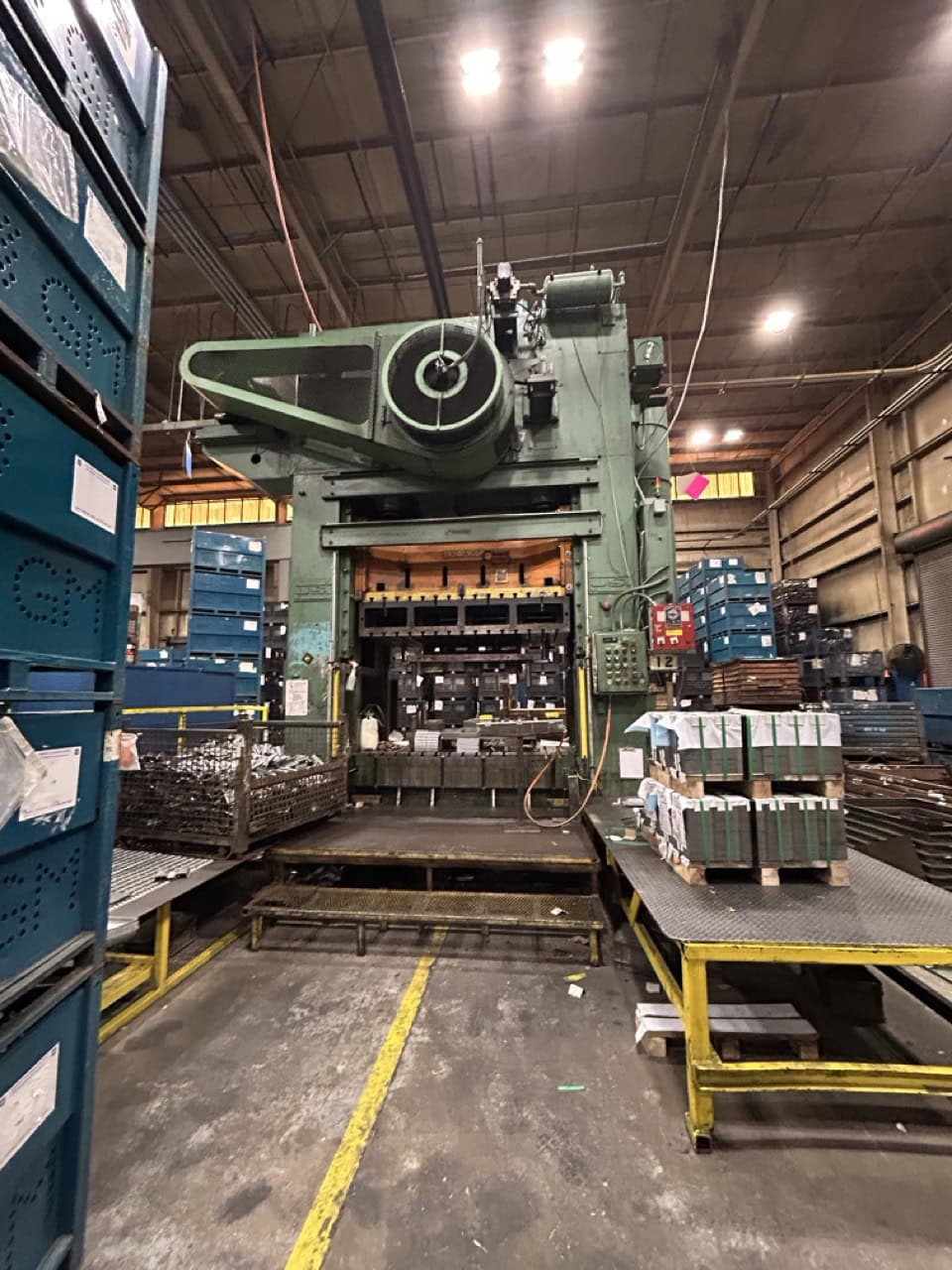 500 Ton, U.S. Industries Industries #S4-500-96-60, Hydraulic Press, 96" x 60" bed, 92" x 60" ram, 27-31" Shut - Image 6