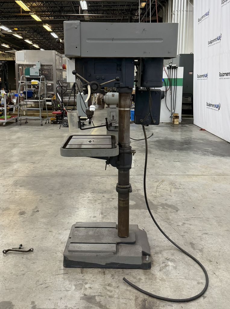 17" Rockwell #17-600, variable speed drill press, #2MT taper, 1 HP, 230-4250 RPM, drill chuck, key - Image 5