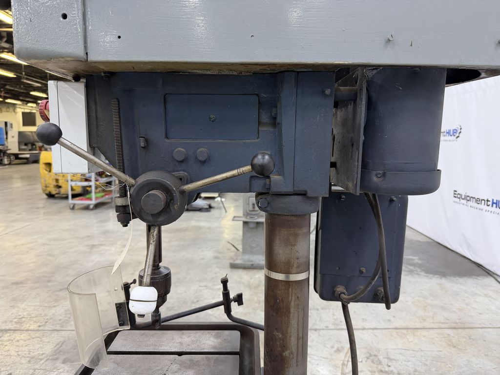 17" Rockwell #17-600, variable speed drill press, #2MT taper, 1 HP, 230-4250 RPM, drill chuck, key - Image 10