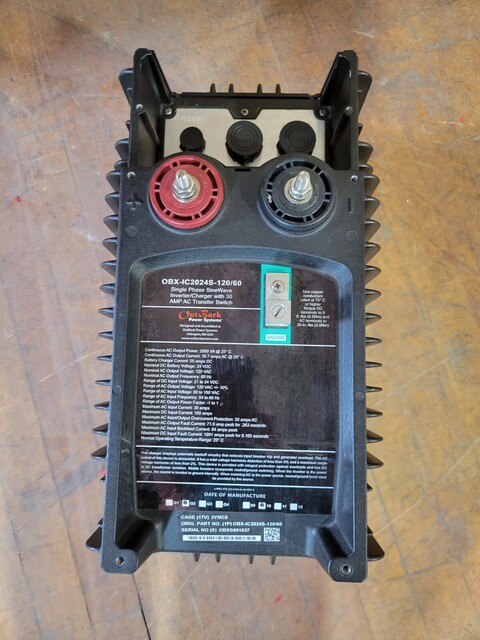 Outback #OBX-IC2024S-120/60, Sinewave Inverter & Charger, w/ 30A AC Transfer Switch - Image 2