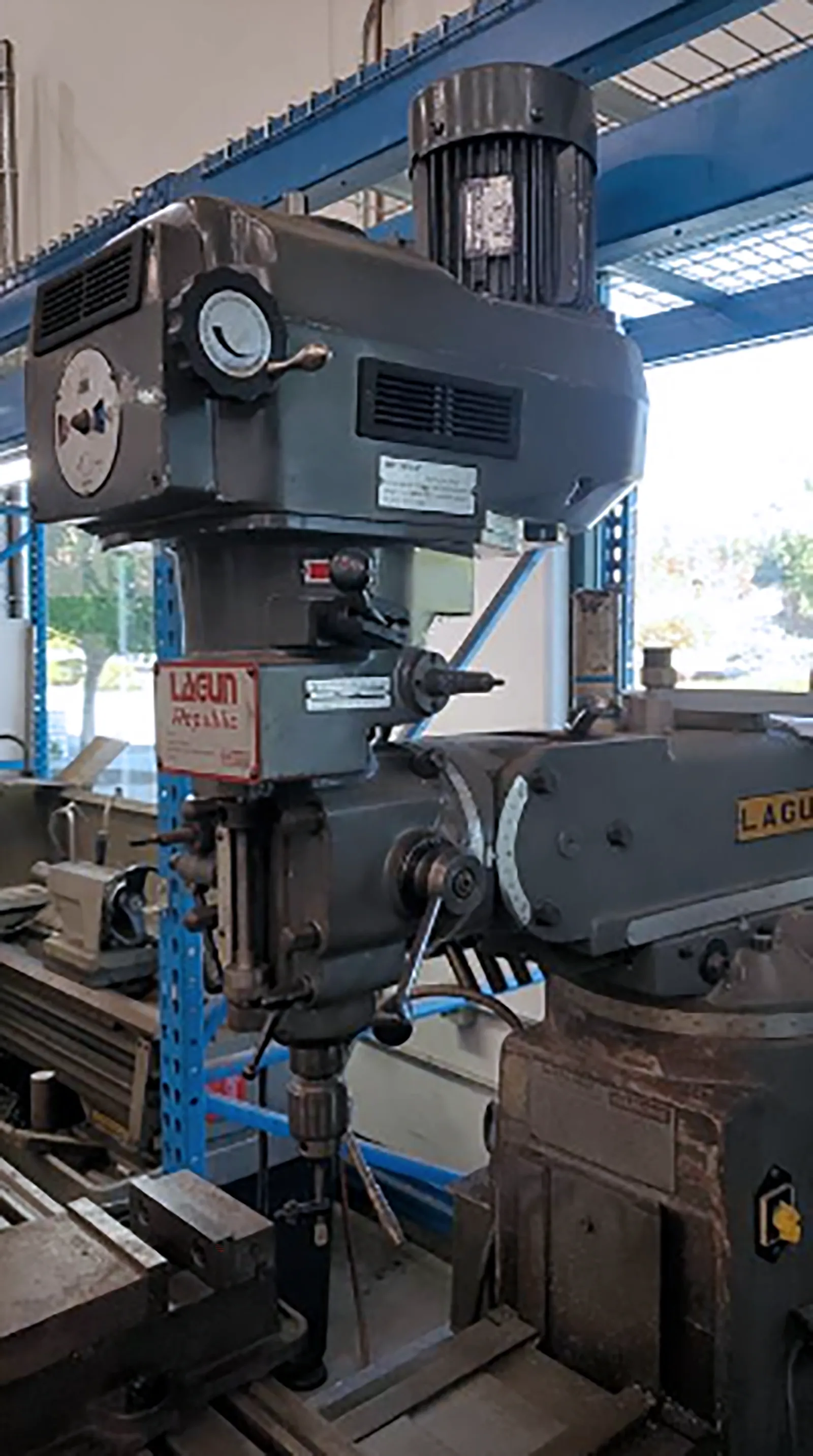 Lagun #FTV-2, CNC Mill, w/2-Axis digital read out, 9" x 48" Table, 3.37" Quill, 22.2" Ram Adjust., 34.62" X - Image 4