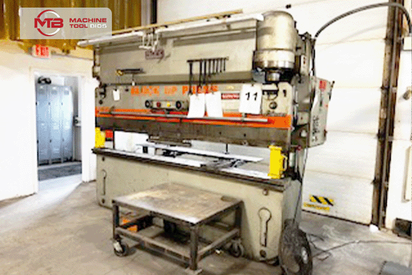 110 Ton, Pacific #110-10, Hydraulic Press Brake, 10' overall length, 8.5' Between Housings, 7" Stroke, 6" - Image 3