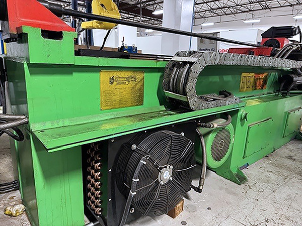 2.5" Hines #CNC200, Tube Bender, 12" max Radius, 8' Tube Length over Mandrel, 2000 psi, 55 FPM Feed capacity - Image 2