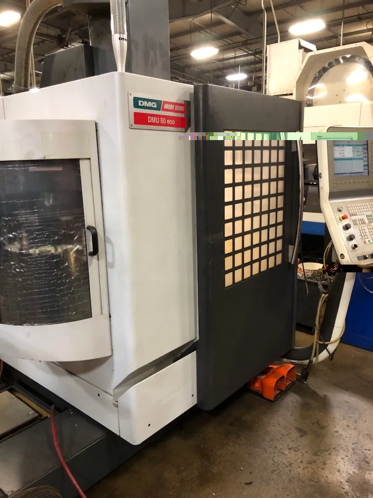 DMG, Mori #DMU-50-Eco, vertical machining center, 5-Axis Plus, 19.7" X, 17.7" Y, 15.7" Z, 24.8" x19.7" tbl. - Image 2