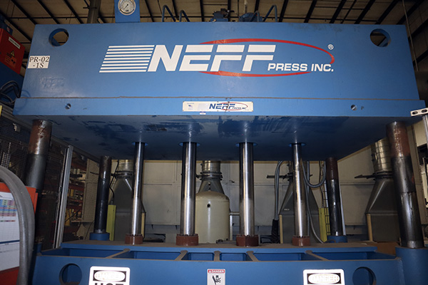160 Ton, Neff #H160-15M, Hydraulic Press Brake, 90.5" x 59" Die Area, 24" Stroke, 36" Work height, (2) 7" - Image 1