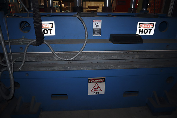160 Ton, Neff #H160-15M, Hydraulic Press Brake, 90.5" x 59" Die Area, 24" Stroke, 36" Work height, (2) 7" - Image 6