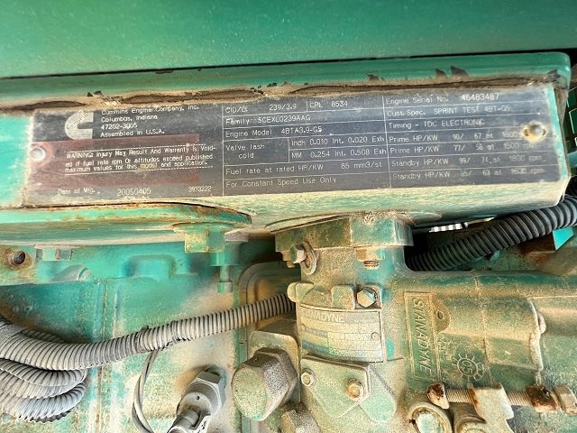 35 KW Cummins #35DGBB-4796, Diesel Mobile Generator, Sound Attenuated, Tier 1 Emissions, 47 HP, 1800 RPM - Image 10