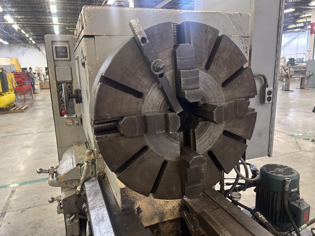 36" x 192" LeBlond #3220-25, heavy duty engine lathe, 4-jaw chuck, steady rest, tool post - Image 10