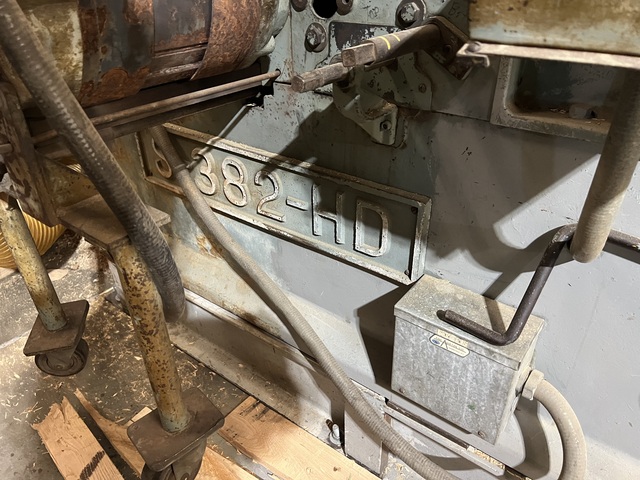 Newman #S-382-HD, Planer, w/ infeed belt' - Image 4