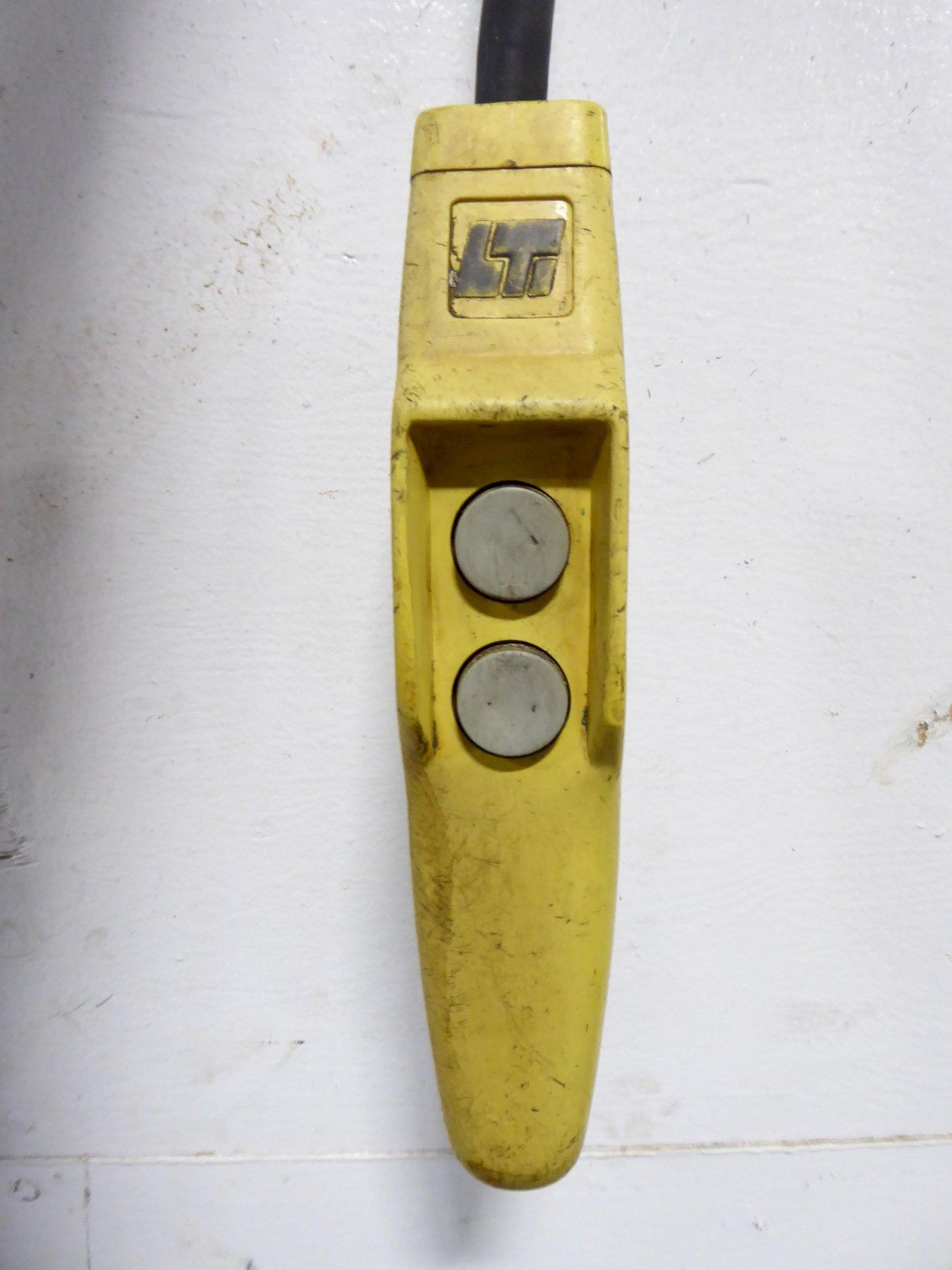 1/2 Ton, Budgit #BEH5032, electric chain hoist, 1/2 HP, 32 FPM, chain bucket, pendant Control - Image 4