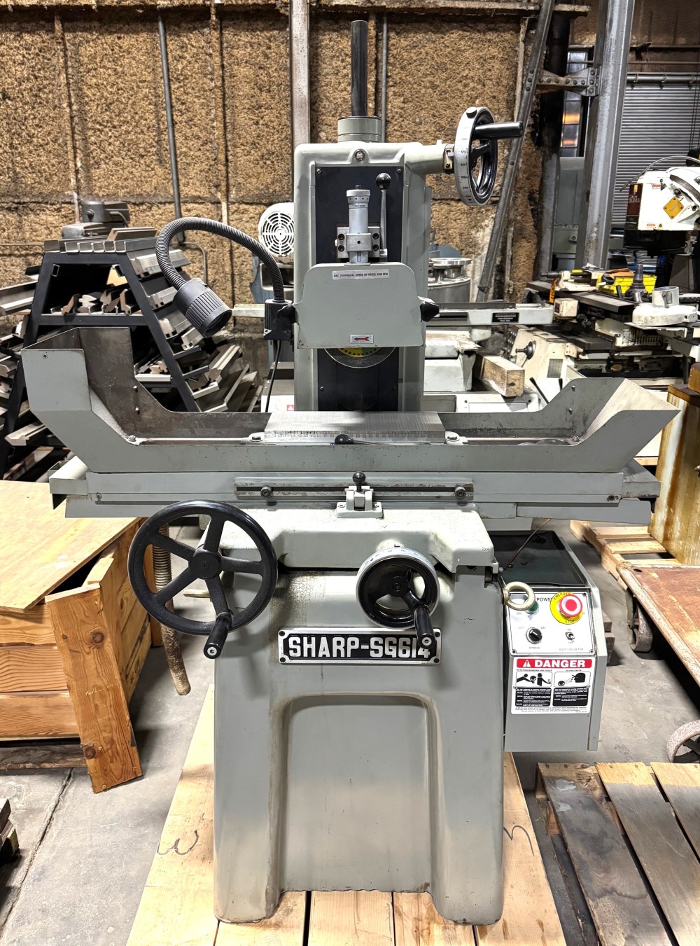 6" x 14" Sharp #SG614, horizontal surface grinder, PMC, 2 HP, dresser, 1997 - Image 1