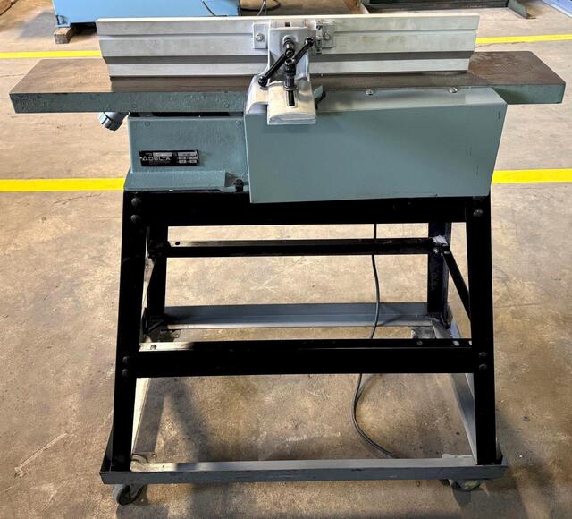 6" Delta #37-280, jointer, 3-knife head, 6-3/8" x 35-3/4" tbl., stand w/ casters - Image 5