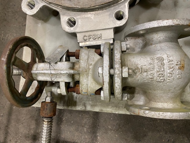 12" Keystone Emerson, Stainless steel butterfly valves (2 available) - Image 4
