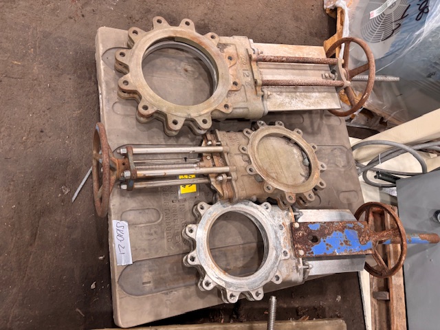 12", 10", 8" Dezurik, Trueline, Orbinox, manual Stainless steel slide gate valves, lot of 13 - Image 3