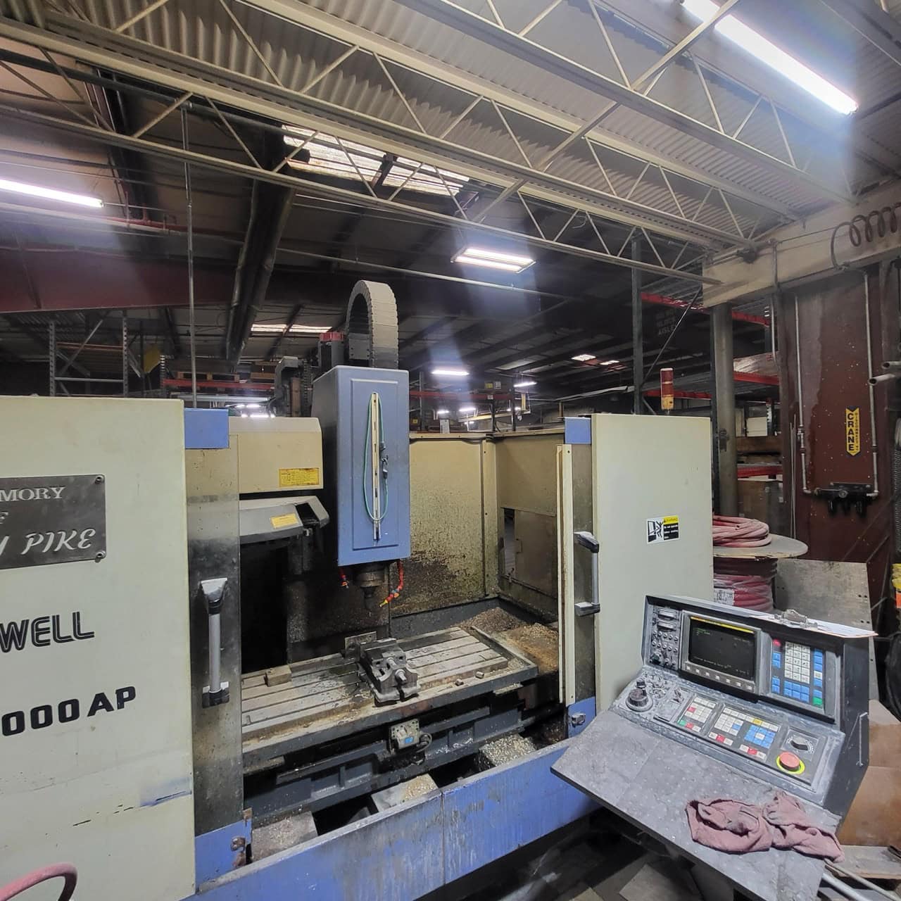 Leadwell #MCV-1000AP, vertical machining center, 43" X, 24" Y, 20" Z, 25 HP, 44" x20" table, 6000 RPM, Fanuc - Image 2