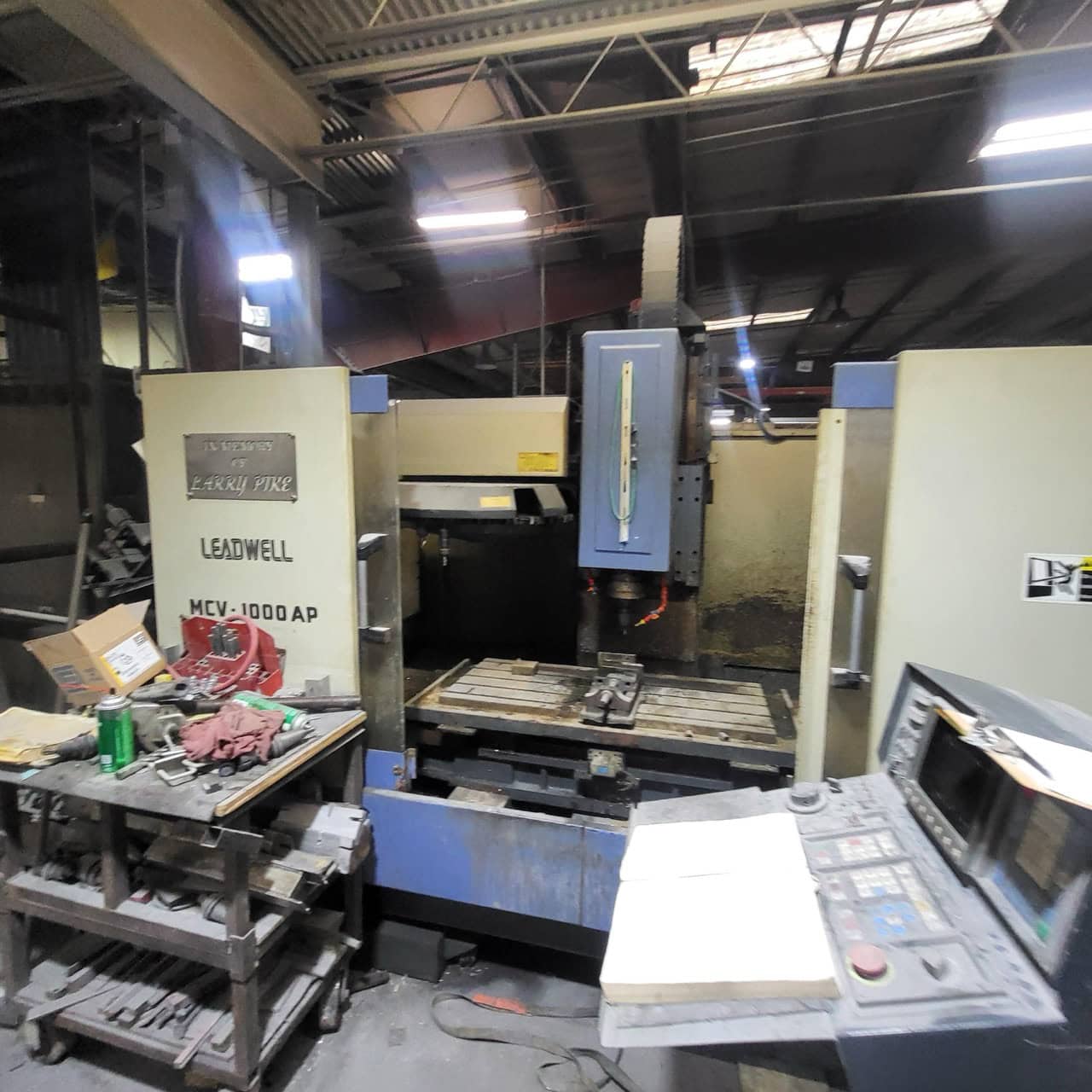 Leadwell #MCV-1000AP, vertical machining center, 43" X, 24" Y, 20" Z, 25 HP, 44" x20" table, 6000 RPM, Fanuc - Image 5