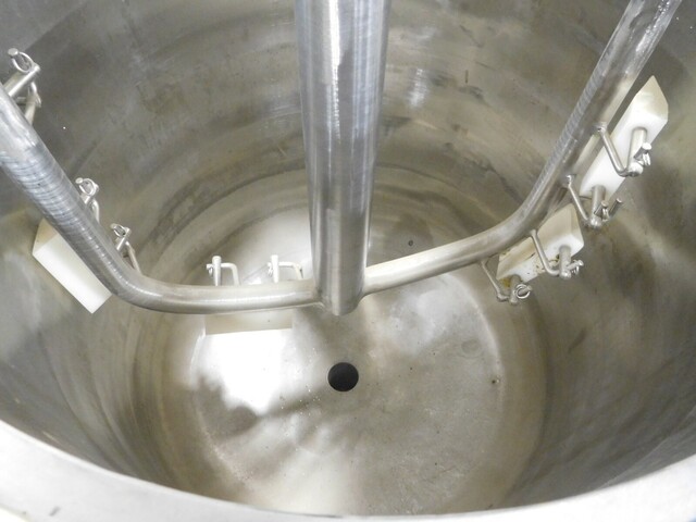 Mega Engineering #HPE-VA2115, Stainless pressure mixer, 40 gallon, 2 HP - Image 2
