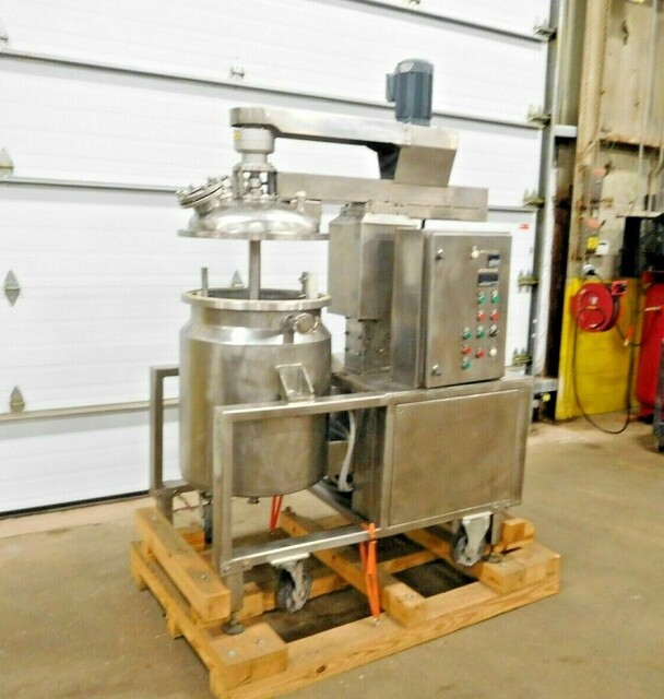 Mega Engineering #HPE-VA2115, Stainless pressure mixer, 40 gallon, 2 HP - Image 3