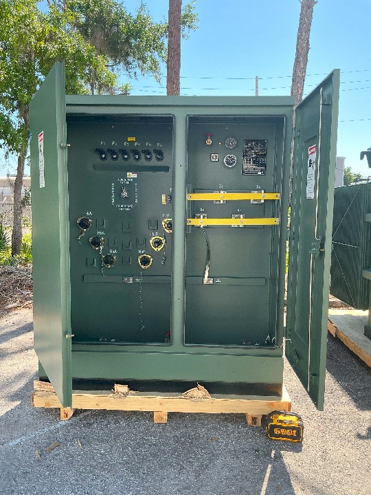 2550 KVA 14400 Primary, 480Y/277 Secondary, Daelim, Pad Mount Transformer, J-Tap, Oil, new - Image 2