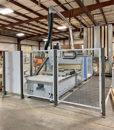 Weeke #Venture-107M, CNC Router, 240 V., 3PH, w/ 15 HP Dust Collector, 2015 - Image 1
