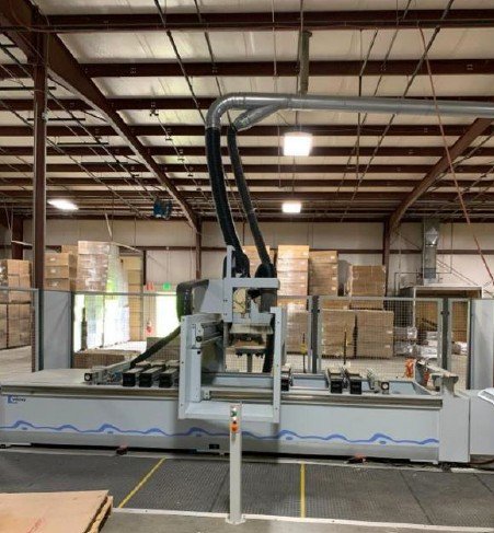 Weeke #Venture-107M, CNC Router, 240 V., 3PH, w/ 15 HP Dust Collector, 2015 - Image 2