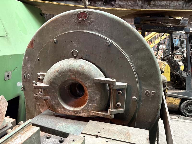 No. 6F Fenn, 4.5" 4 die rotary swaging machine, solid capacity 2.250", stock 14500 - Image 1