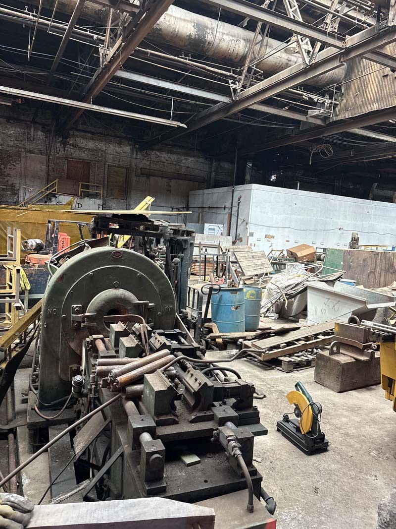 No. 6F Fenn, 4.5" 4 die rotary swaging machine, solid capacity 2.250", stock 14500 - Image 4