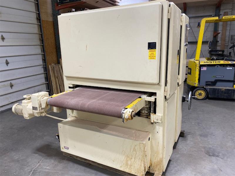37" x 75" Cemco #1237, dual head belt sander, 15-60 FPM, 20 HP motor - Image 5