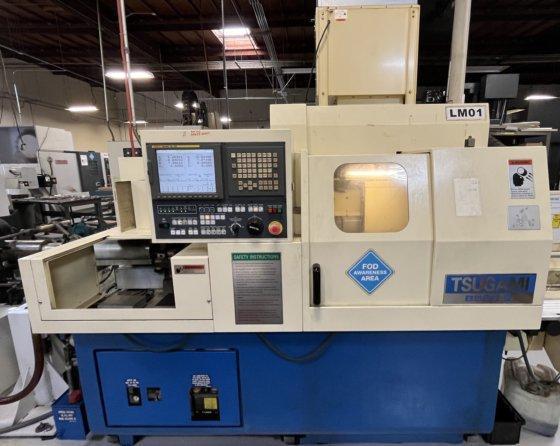 Tsugami #BS26-III, high-precision CNC swiss lathe, 1" bar, 8.21" length, live sub spindle, bar feeder, 2007 - Image 1