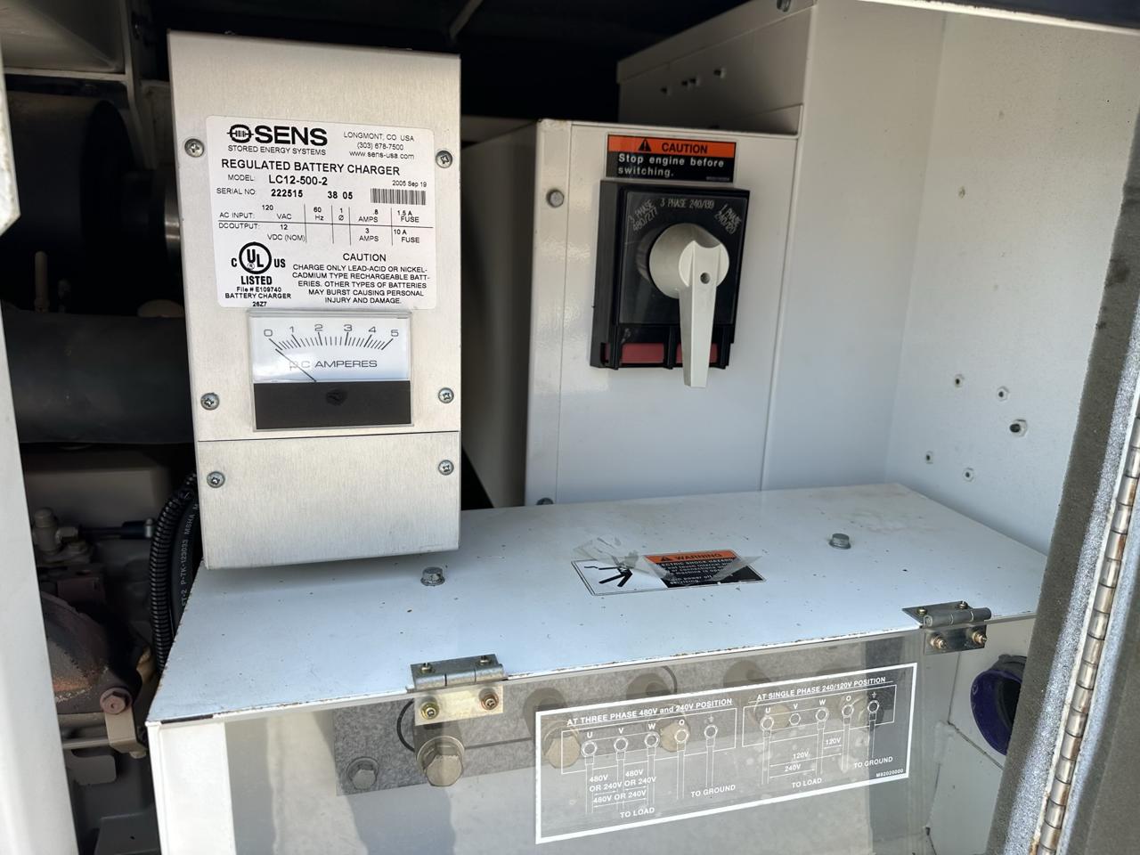 40 KW Multiquip Power #4045TF275D, diesel generator, J Deere engine, rental grade, 208 Volts, 564 hours, 2005 - Image 6