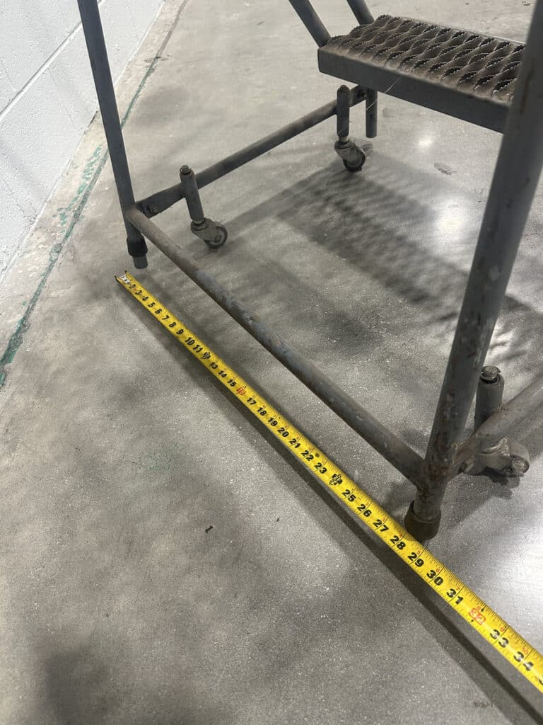 3 Step Cotterman, rolling steel staircase ladder, 350 lb. capacity, (2 available) - Image 6