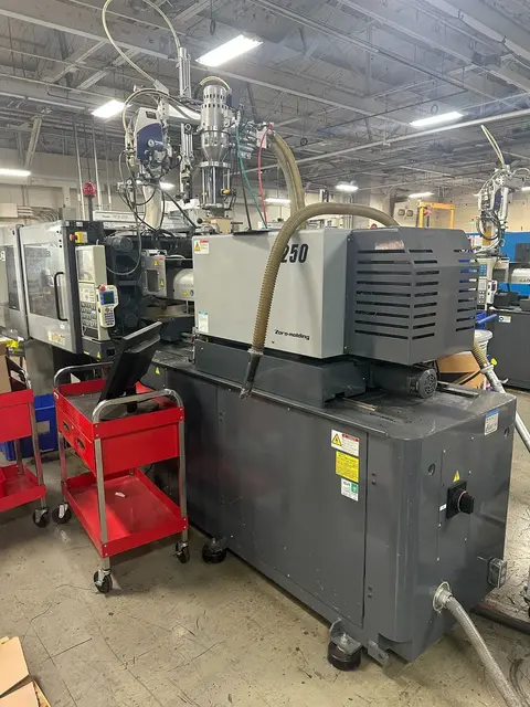 110 Ton, 4.8 oz., Sumitomo #SE100DUZ-C250M, horizontal plastic injection molder, 29.92" daylight, 18.11" x - Image 3