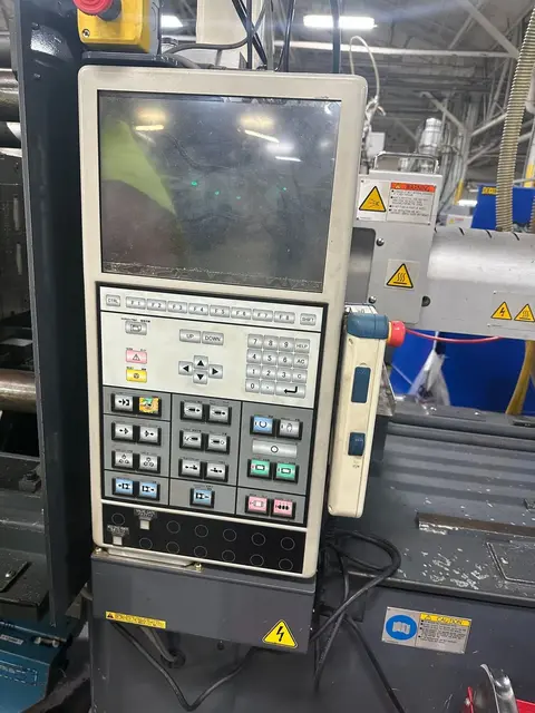 110 Ton, 4.8 oz., Sumitomo #SE100DUZ-C250M, horizontal plastic injection molder, 29.92" daylight, 18.11" x - Image 5