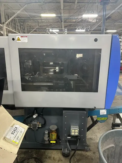 110 Ton, 4.8 oz., Sumitomo #SE100DUZ-C250M, horizontal plastic injection molder, 29.92" daylight, 18.11" x - Image 8