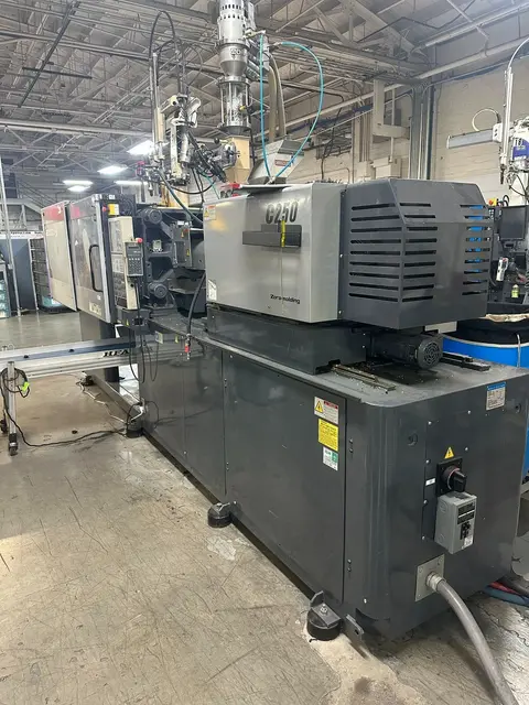 110 Ton, 4.8 oz., Sumitomo #SE100DUZ-C250M, horizontal plastic injection molder, 29.92" daylight, 18.11" x - Image 3
