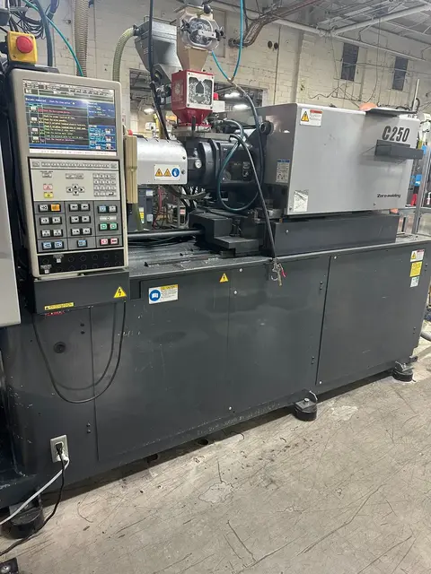 110 Ton, 4.8 oz., Sumitomo #SE100DUZ-C250M, horizontal plastic injection molder, 29.92" daylight, 18.11" x - Image 4