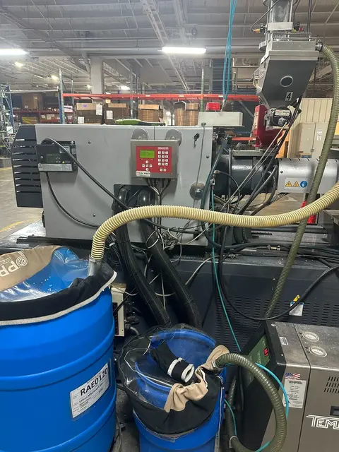 110 Ton, 4.8 oz., Sumitomo #SE100DUZ-C250M, horizontal plastic injection molder, 29.92" daylight, 18.11" x - Image 8