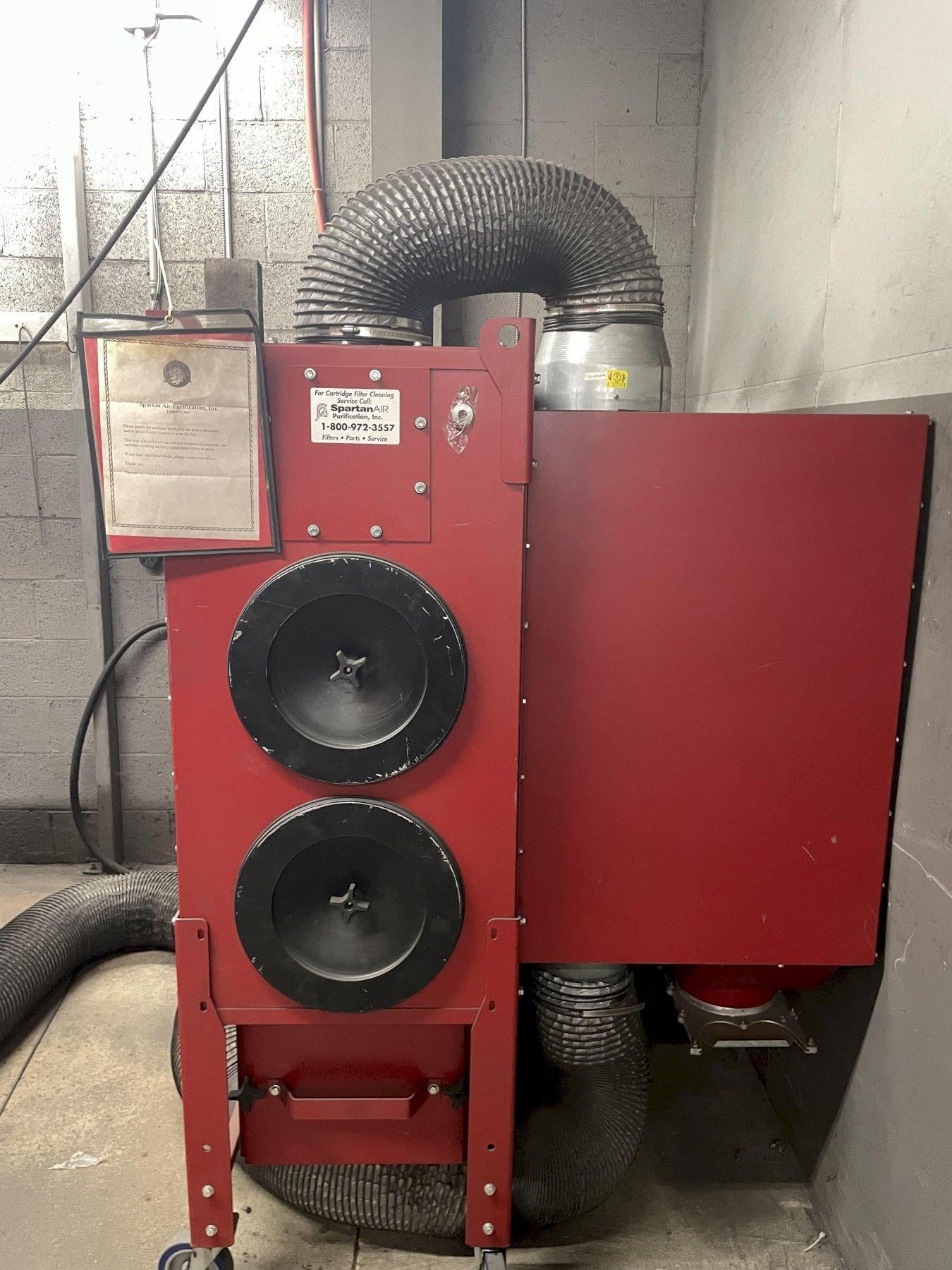 2100 cfm MicroAir #RP2, dust collector, 8" inlet, 5 HP, 460 V., 2010 - Image 3