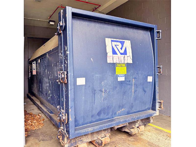 Cram-A-Lot #SCR-T2-34, compactor, (2) 4" cylinder, 10 HP, 41" x 58" feed opening, 2010 - Image 1
