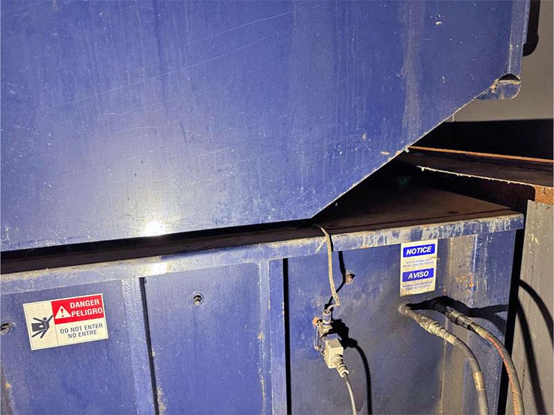 Cram-A-Lot #SCR-T2-34, compactor, (2) 4" cylinder, 10 HP, 41" x 58" feed opening, 2010 - Image 4