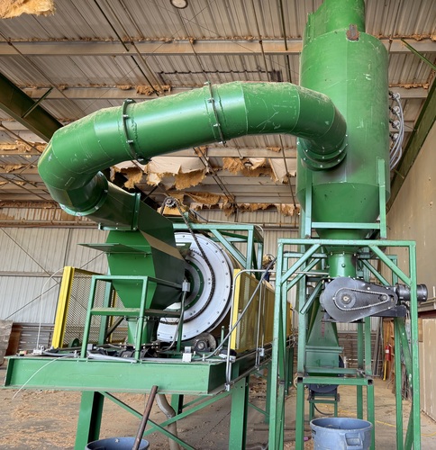 Uzelac #SPD-1000, rotary dryer system, 3,500,000 BTU drum dryer-single pass - Image 4