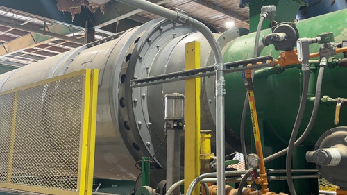 Uzelac #SPD-1000, rotary dryer system, 3,500,000 BTU drum dryer-single pass - Image 5