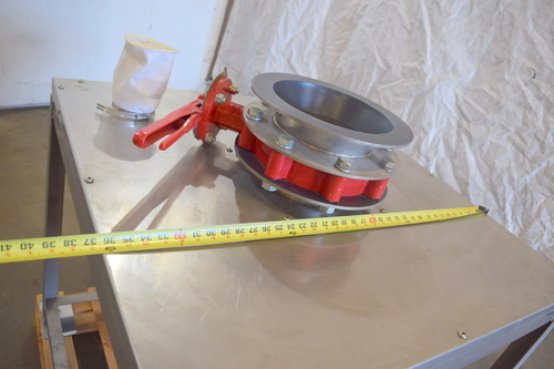 Material transfer & storage hopper, 3' x 3' x 2-1/2'tall with 7-1/2"valve - Image 9