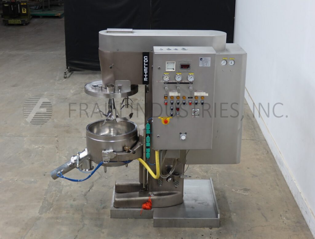 Collette #GRAL75, vari-speed agitation, dual speed high shear, 316 Stainless Steel, jacketed, removable - Image 4