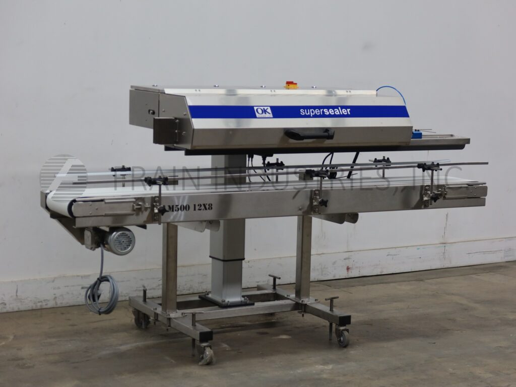 OK Ok International #SB40, automatic, in line, band style bag sealer, 0-840 inches per minute - Image 5