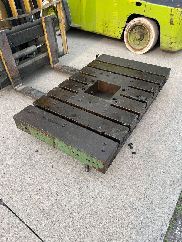 30" L x 50" width x 4.25" H, T-Slotted Bolster Plate - Image 3